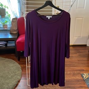 Purple tunic — sz 2X